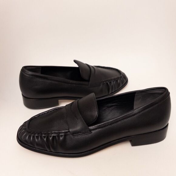 J. Crew Maison Ruched Loafers Black Size 9.5 - Picture 4 of 10